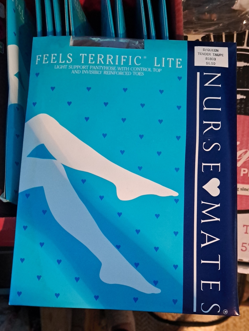 Nurse Mates Feels Terrific Lite Sheer Pantyhose Tender Taupe